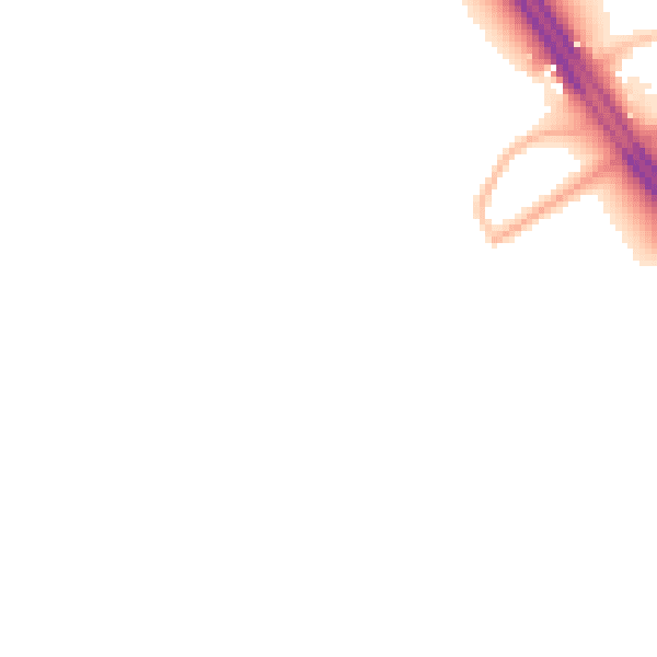 Night-time road noise heatmap for PE7 3UA