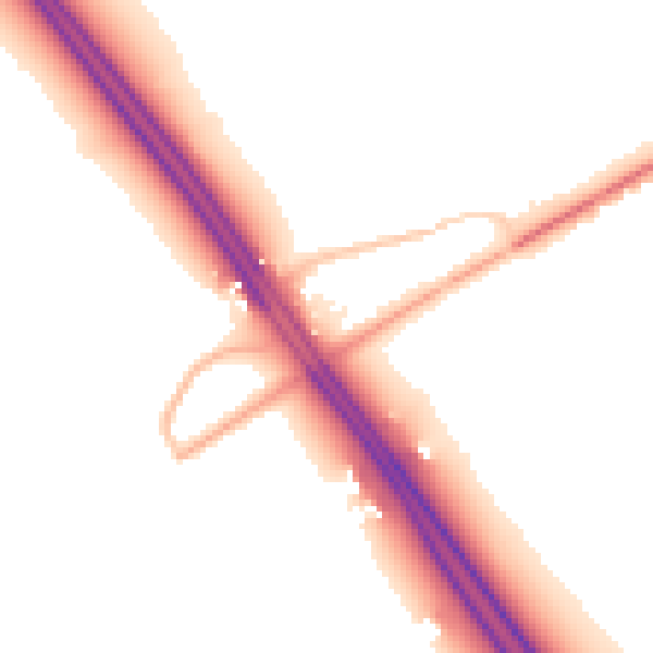 Night-time road noise heatmap for PE7 3UF