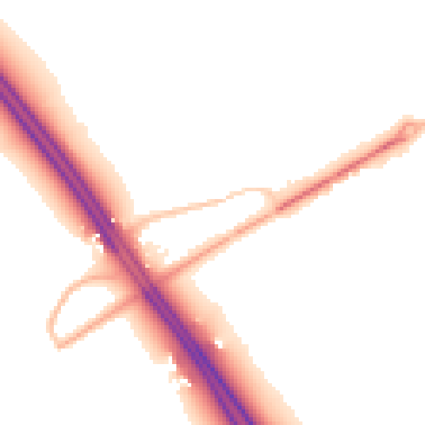 Night-time road noise heatmap for PE7 3UP