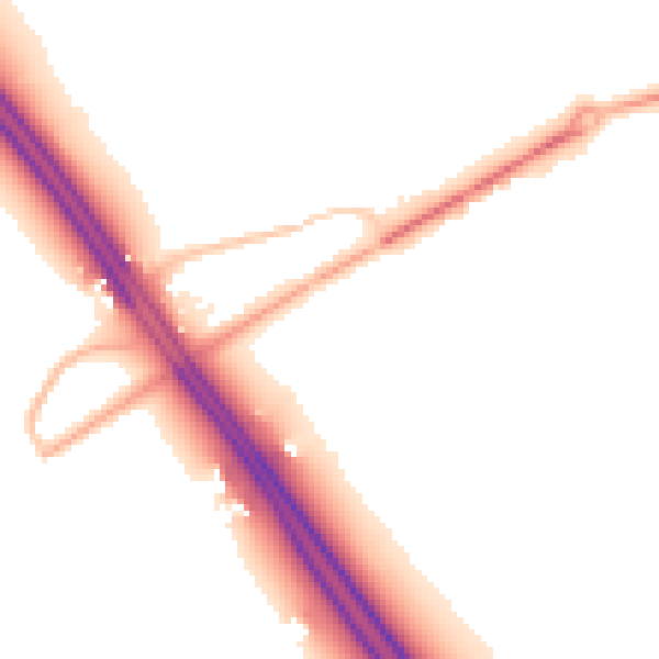 Night-time road noise heatmap for PE7 4AF