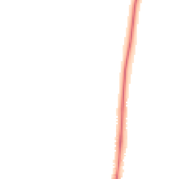 Night-time road noise heatmap for PE7 7AD