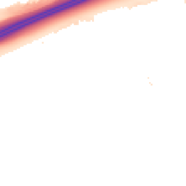 Night-time road noise heatmap for PE7 8DA