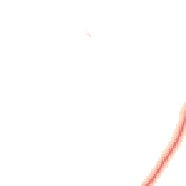 Night-time road noise heatmap for PE7 8GT