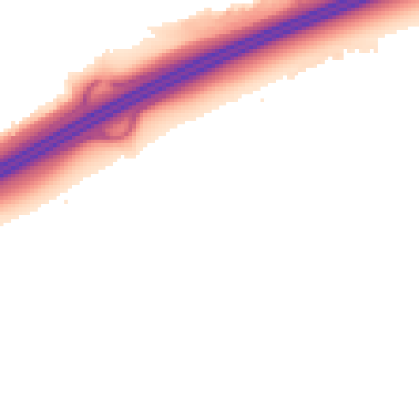 Night-time road noise heatmap for PE7 8HN