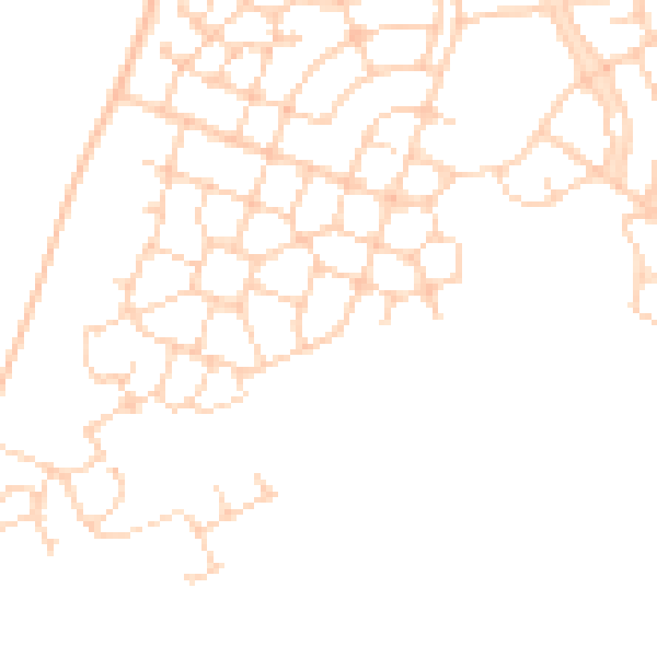 Daytime road noise heatmap for PE7 8JS
