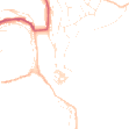Daytime road noise heatmap for PL13 1BB