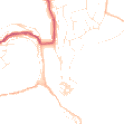 Daytime road noise heatmap for PL13 1DU