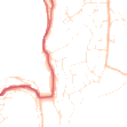 Daytime road noise heatmap for PL13 1HY