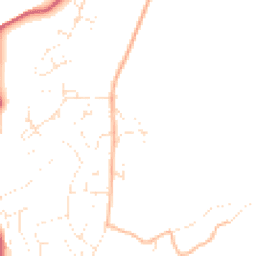 Daytime road noise heatmap for PL13 1NT
