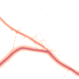 Daytime road noise heatmap for PL13 1QG
