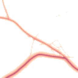 Daytime road noise heatmap for PL13 1QW