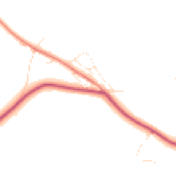 Daytime road noise heatmap for PL13 1QY