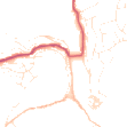 Daytime road noise heatmap for PL13 2EF