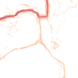 Daytime road noise heatmap for PL13 2ER