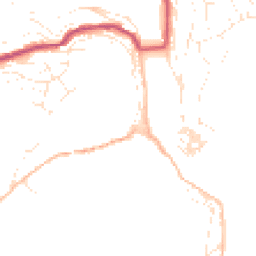 Daytime road noise heatmap for PL13 2EW