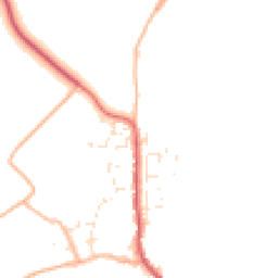 Daytime road noise heatmap for PL13 2FN