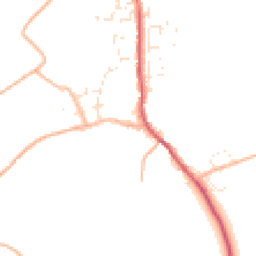 Daytime road noise heatmap for PL13 2LD