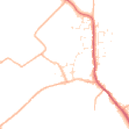 Daytime road noise heatmap for PL13 2LN