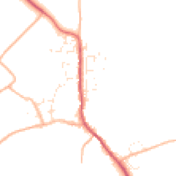 Daytime road noise heatmap for PL13 2LW