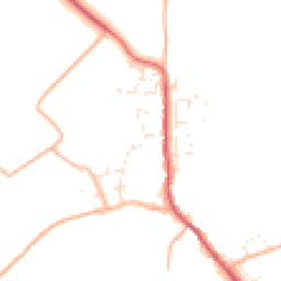 Daytime road noise heatmap for PL13 2NH