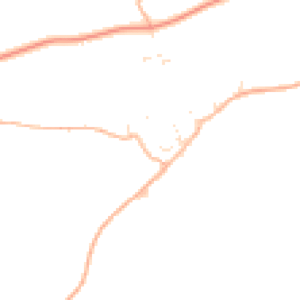 Daytime road noise heatmap for PL13 2NS