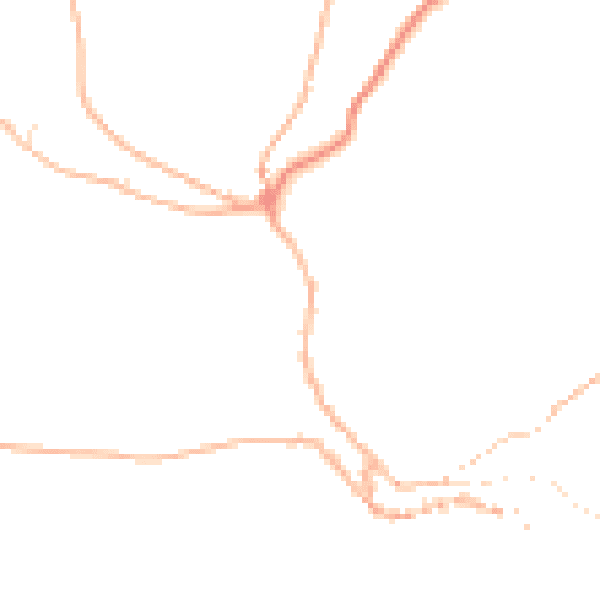 Daytime road noise heatmap for PL13 2RH
