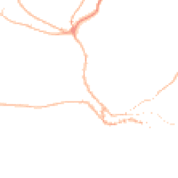 Daytime road noise heatmap for PL13 2RQ
