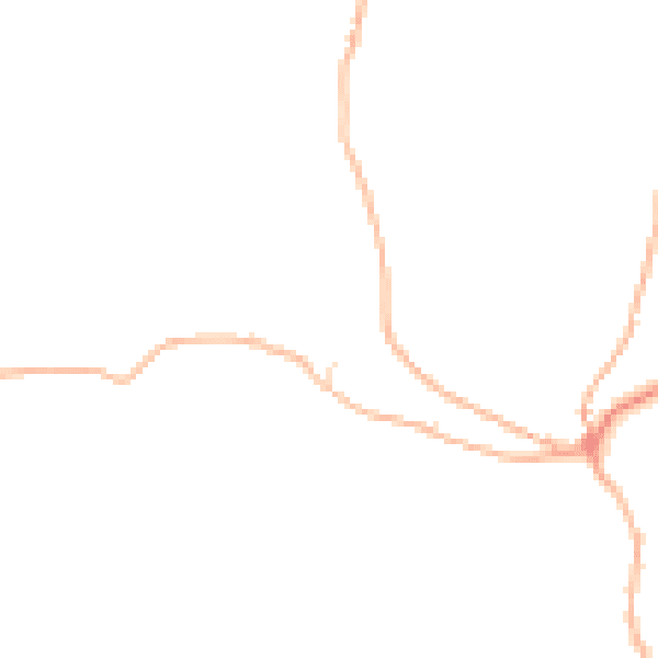 Daytime road noise heatmap for PL13 2SF