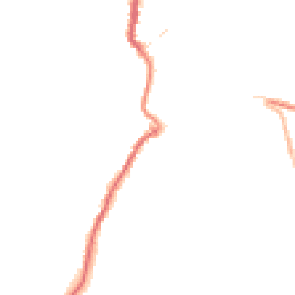 Night-time road noise heatmap for PL15 7AE