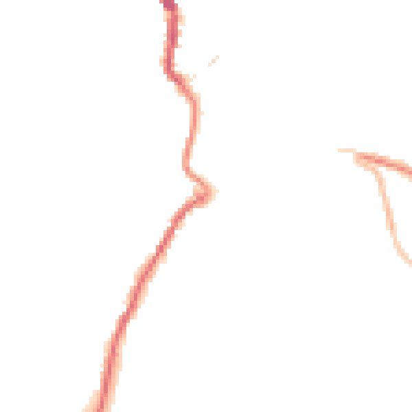 Night-time road noise heatmap for PL15 7AR