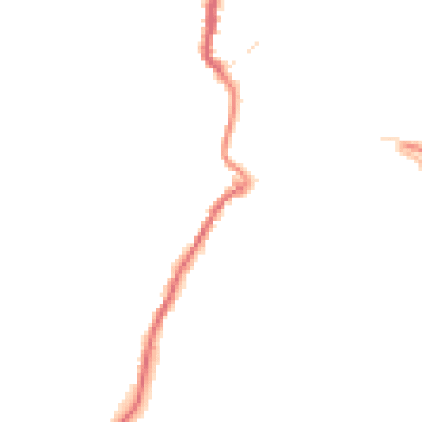 Night-time road noise heatmap for PL15 7AS
