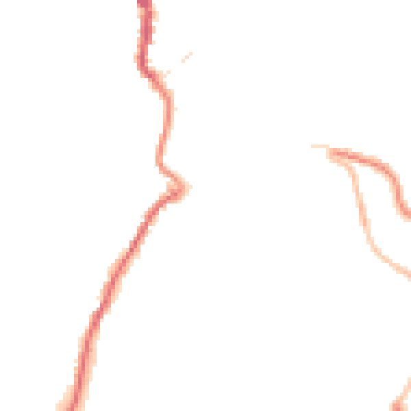 Night-time road noise heatmap for PL15 7AW
