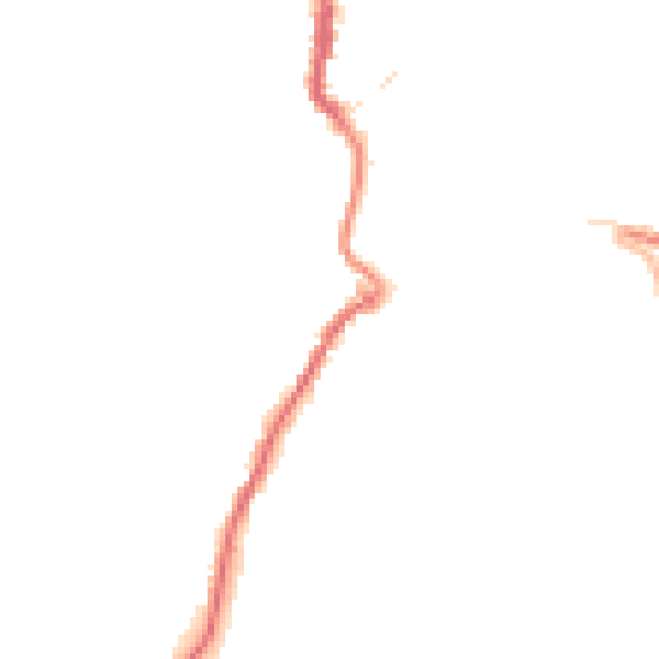 Night-time road noise heatmap for PL15 7BH