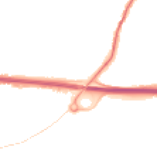 Night-time road noise heatmap for PL15 7DB