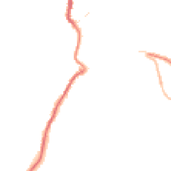 Night-time road noise heatmap for PL15 7DS
