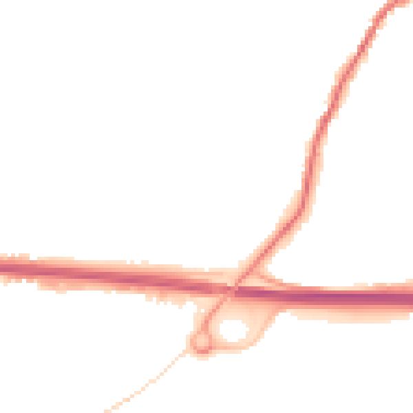 Night-time road noise heatmap for PL15 7DZ