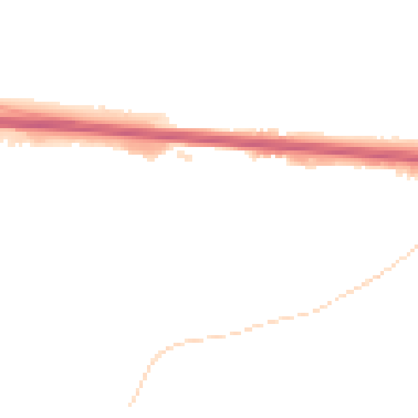 Night-time road noise heatmap for PL15 7ED