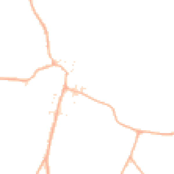 Daytime road noise heatmap for PL15 7FE
