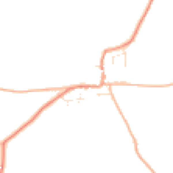 Daytime road noise heatmap for PL15 7JZ