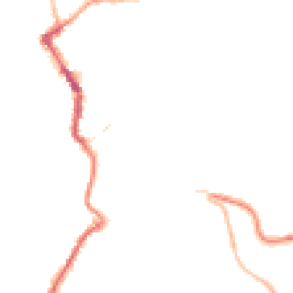 Night-time road noise heatmap for PL15 8BP