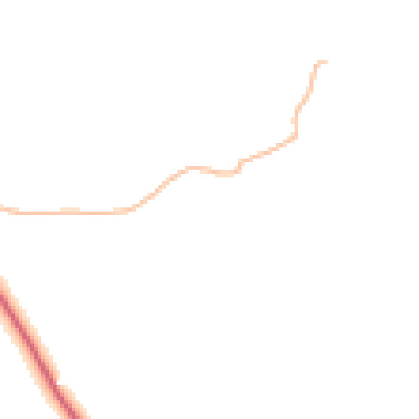 Daytime road noise heatmap for PL15 8NR