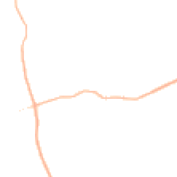 Daytime road noise heatmap for PL15 8SZ