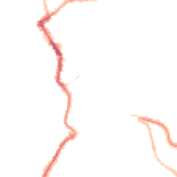 Night-time road noise heatmap for PL15 8WL