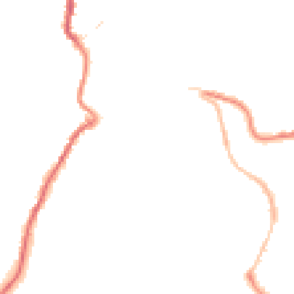 Night-time road noise heatmap for PL15 9AB