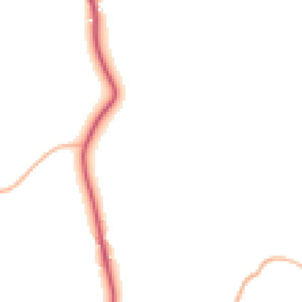 Daytime road noise heatmap for PL15 9SE