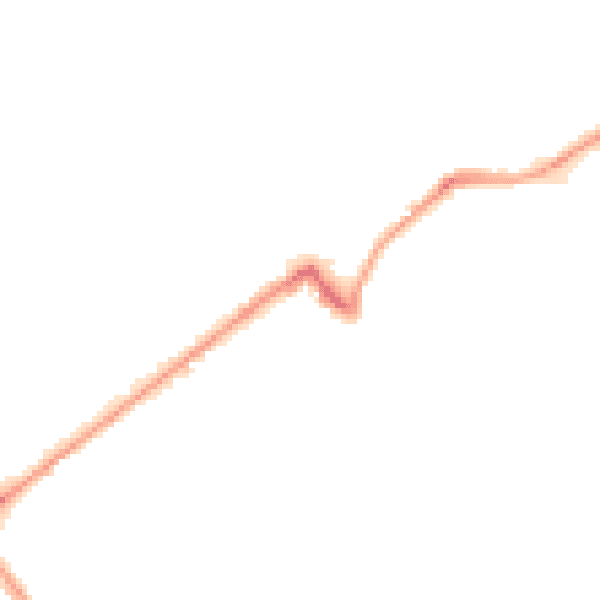 Night-time road noise heatmap for PL19 0AD