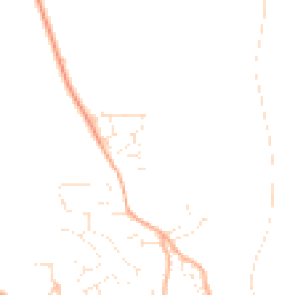 Daytime road noise heatmap for PL19 0FR
