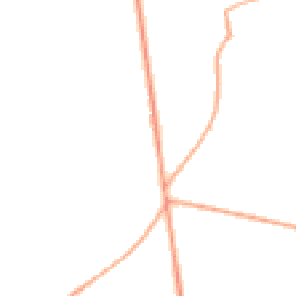 Daytime road noise heatmap for PL19 0LE
