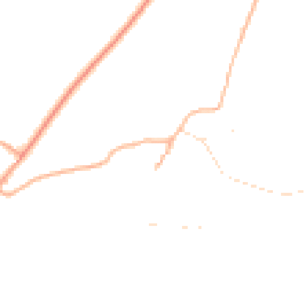 Daytime road noise heatmap for PL19 0LU