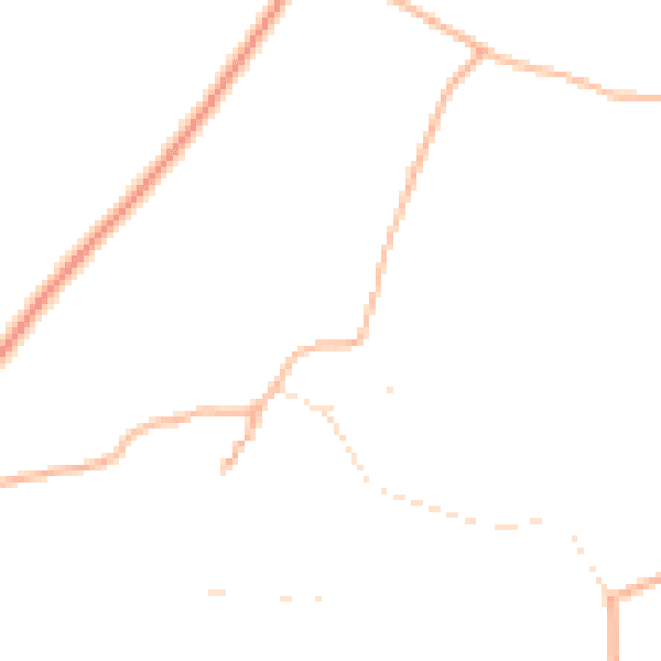 Daytime road noise heatmap for PL19 0LX